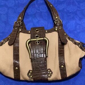Vintage Arden B. Purse with Faux Alligator Brown Leather (NEW PRICE)